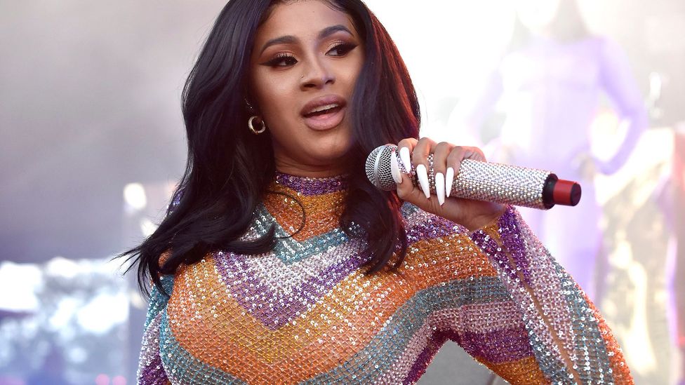 In a viral Instagram video, American hip-hop star Cardi B says it's the text parts of Instagram that are bad for mental health, not the number of 'likes' (Credit: Getty Images)