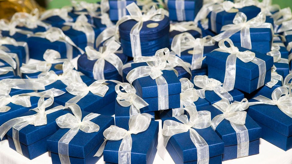 Gift-giving has many purposes and effects, but a common one is to signal an attitude of commitment to the recipient (Credit: Alamy) Gift-giving has many purposes and effects, but a common one is to signal an attitude of commitment to the recipient (Credit: Alamy)