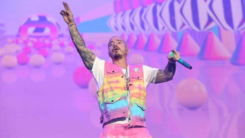 Despite collaborating with stars like Beyoncé, Colombian reggaeton artist J Balvin sings primarily in Spanish, hoping to spread music in that language to a global audience