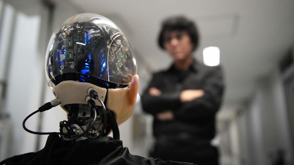 Robot engineer Hiroshi Ishiguro created a 10-year-old child android robot called Ibuki (credit: Richard Atrero de Guzman/NurPhoto via Getty Images)