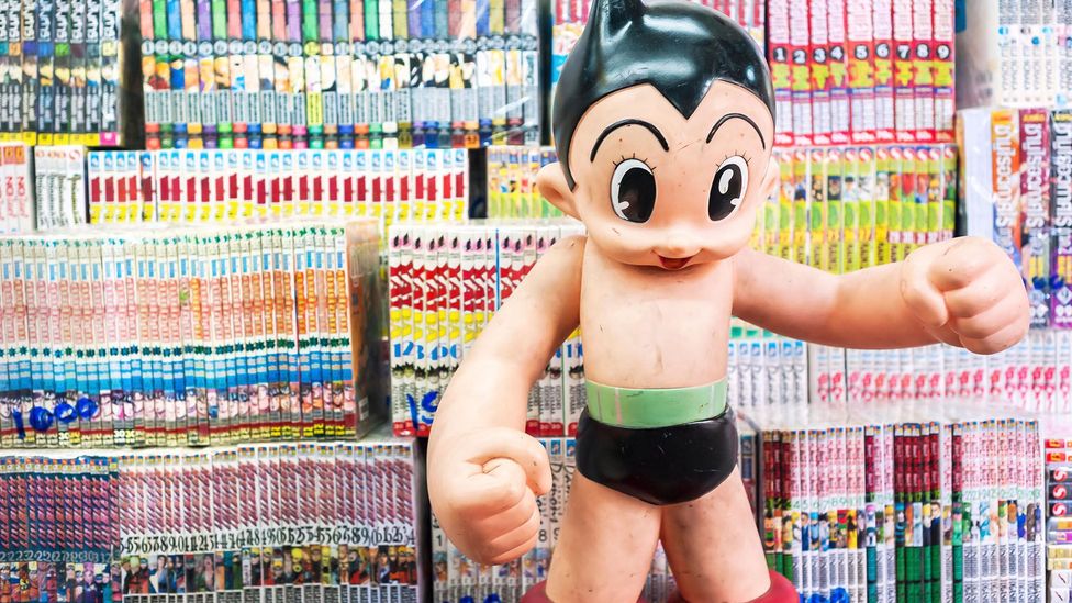 A model of the manga character 'Astro Boy' (credit: Paul Rushton/Alamy Stock Photo)