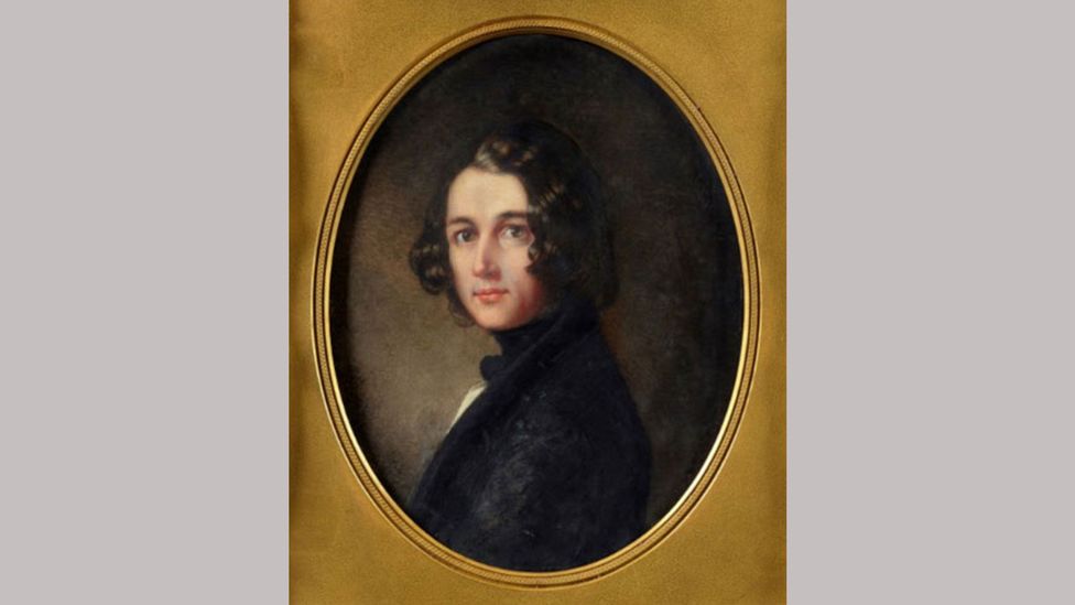 The portrait shows Dickens as a young man, a far cry from many of the later, more famous works (Credit: Charles Dickens Museum) The portrait shows Dickens as a young man, a far cry from many of the later, more famous works (Credit: Charles Dickens Museum)