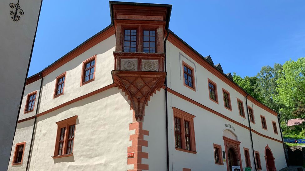 Jáchymov's Royal Mint House museum is where the dollar's first ancestors were coined 500 years ago (Credit: Eliot Stein) Jáchymov's Royal Mint House museum is where the dollar's first ancestors were coined 500 years ago (Credit: Eliot Stein)