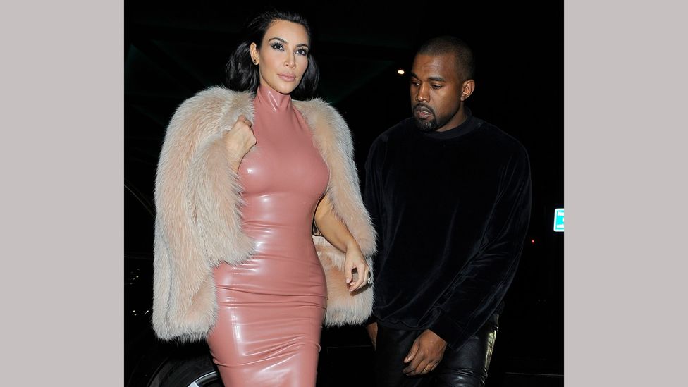 Kim Kardashian, seen here wearing a design by Atsuko Kudo, is among the celebrities who has popularised latex (Credit: Getty Images)