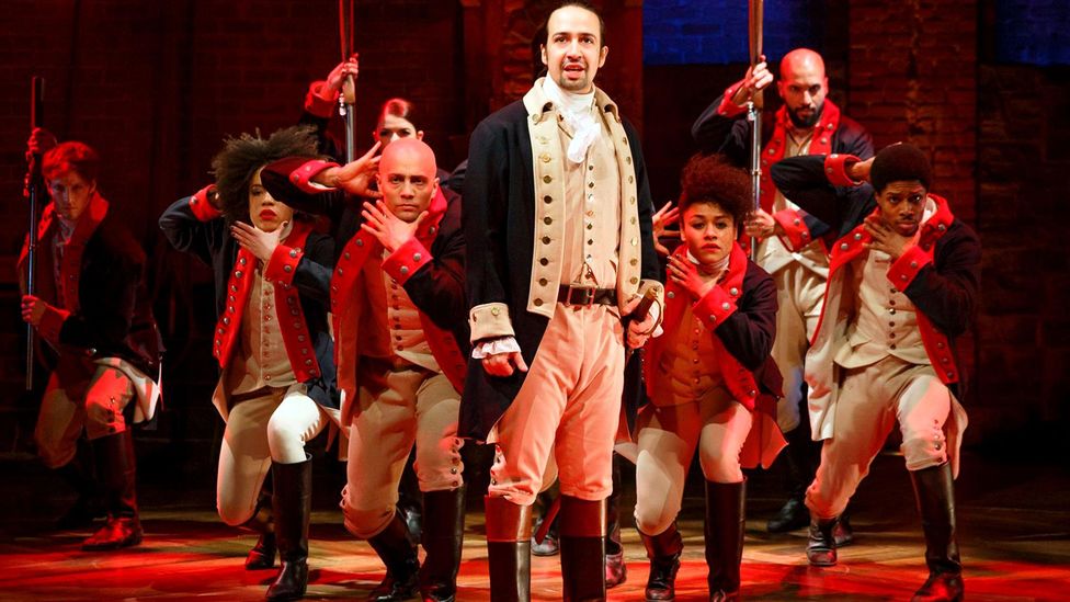 On stage, the mega-hit musical Hamilton has offered a dazzling example of how to reconfigure a historical narrative with racial diversity (Credit: Alamy) On stage, the mega-hit musical Hamilton has offered a dazzling example of how to reconfigure a historical narrative with racial diversity (Credit: Alamy)