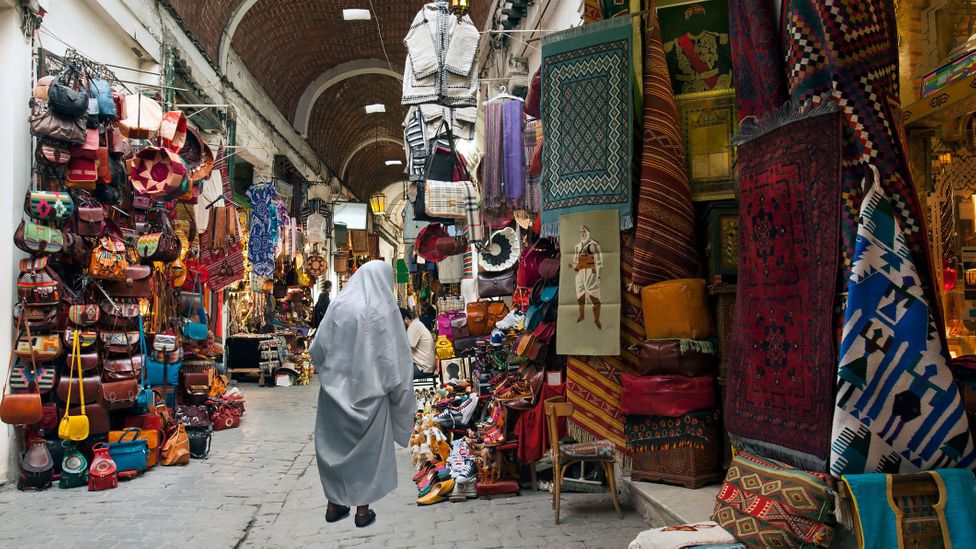 Tunis’ Medina is a warren of narrow streets, souks, mosques and historical structures (Credit: Dark_Eni/Getty Images)