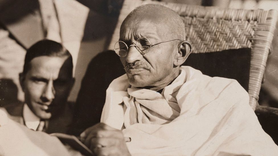 Mahatma Gandhi, India's pioneering independence leader, even toyed with eating meat despite his vegetarian beliefs (Credit: Getty Images)