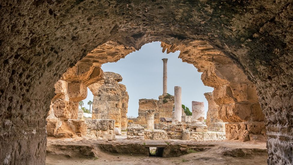 The Antonine Baths in Tunis is one of the largest Roman thermal sites in the world (Credit: DC_Columbia/Getty Images)