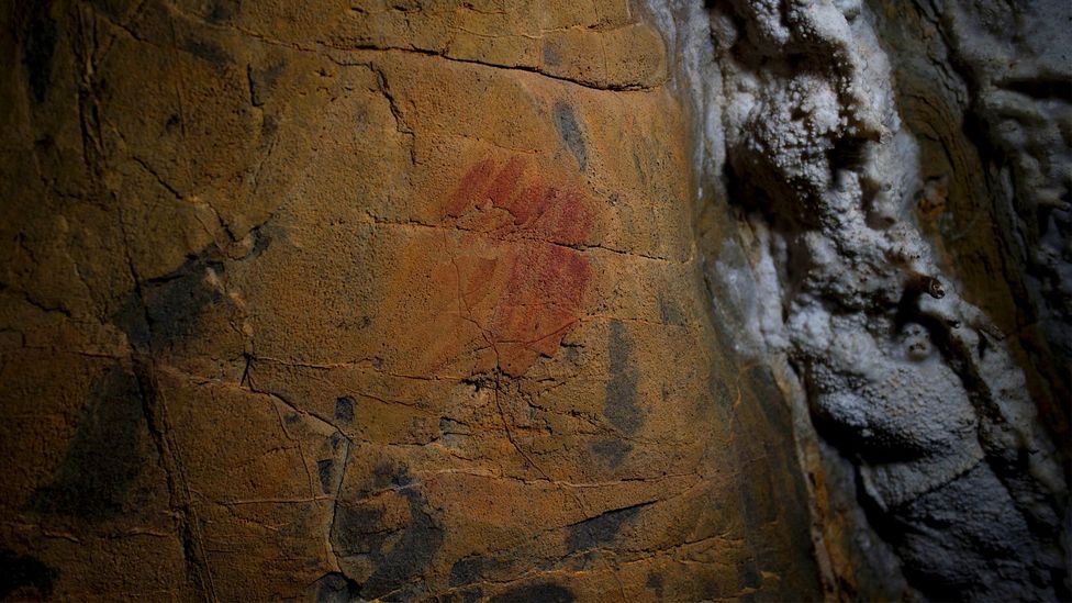 Cave paintings found in mainland Spain were created 20,000 years before modern humans arrived in Europe, possibly by Neanderthals some 65,000 years ago (Credit: Getty Images)