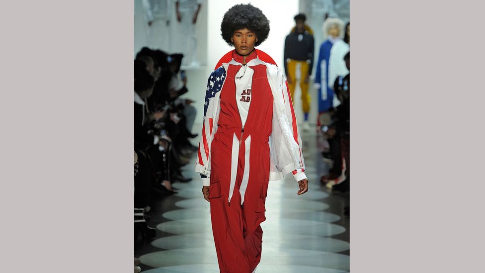 The Pyer Moss brand, autumn/winter 2018 shown here, makes statements through its designs about racial prejudice in the fashion industry (Credit: Maria Valentino/ Pyer Moss)