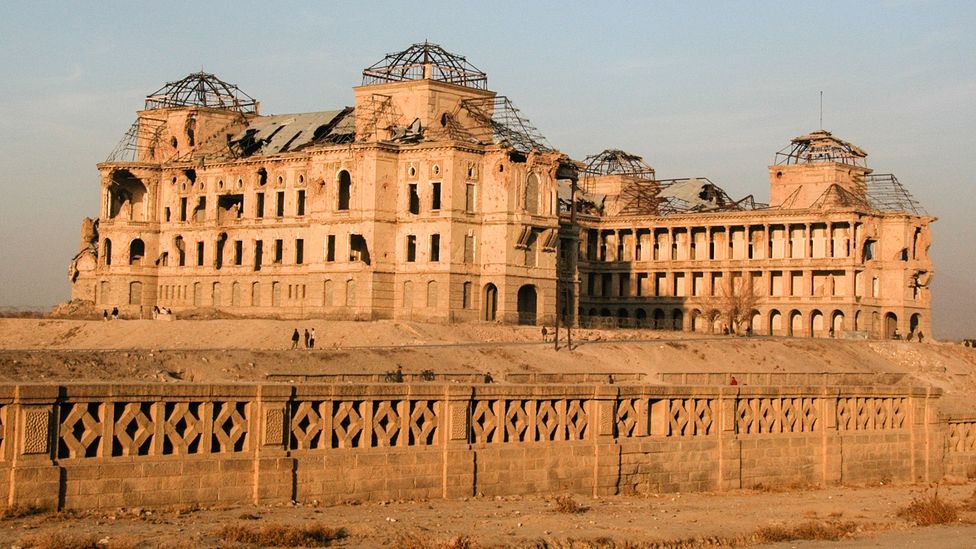 Though recently restored, Kabul's Darul Aman royal palace lay as an abandoned shell next to the museum for years (Credit: PhilMSparrow/Getty Images) Though recently restored, Kabul's Darul Aman royal palace lay as an abandoned shell next to the museum for years (Credit: PhilMSparrow/Getty Images)