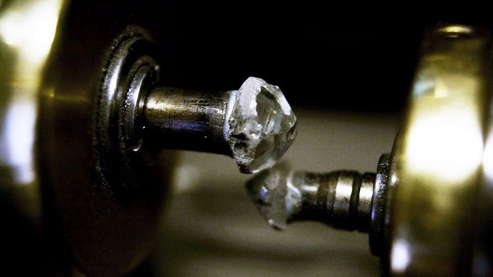 Diamonds are among the hardest materials on the planet, which means the only way to polish a rough diamond is with another one (Credit: Getty Images)