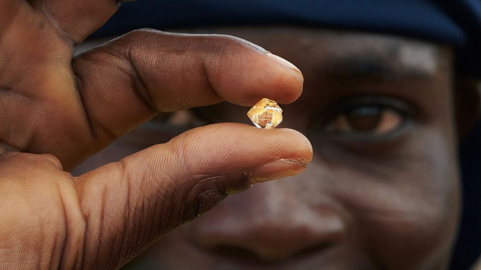 Diamond mining provides employment in developing countries but is also surrounded by humanitarian concerns (Credit: Getty Images)