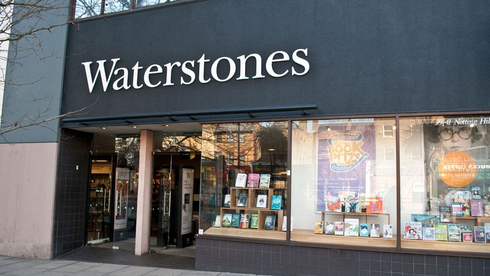 The UK bookseller Waterstones is among the many brands and organisations that have dropped their apostrophe over the years (Credit: Alamy)