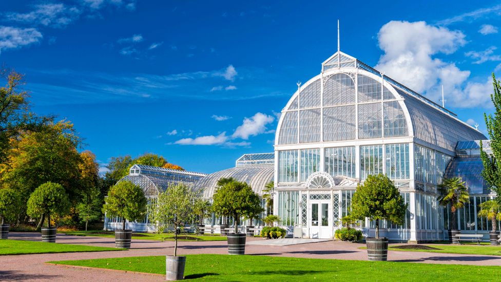 The glass and cast-iron Palm House is located in Trädgårdsföreningen, one of Europe’s best preserved 19th-Century parks (Credit: Martin Wahlborg/Getty Images)