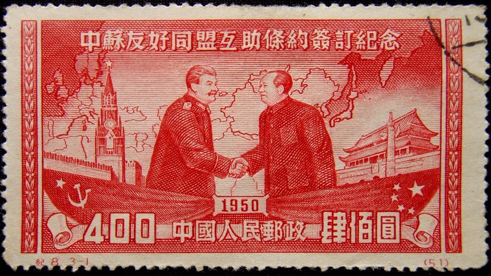 In 1950, the USSR and China joined an alliance, a relationship that would directly impact China’s computing industry (Credit: Getty Images) In 1950, the USSR and China joined an alliance, a relationship that would directly impact China’s computing industry (Credit: Getty Images)