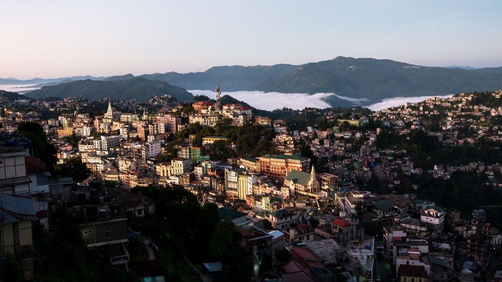 Bound to Indian time, the sunrise in Aizawl can happen as early as 4 or 5am (Credit: Pearly Jacob)