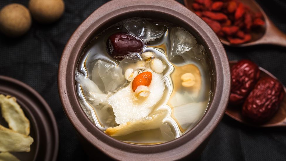 The Chinese eat simmer soups with goji berries to give themselves a vitamin boost (Credit: hqrloveq/Getty Images)