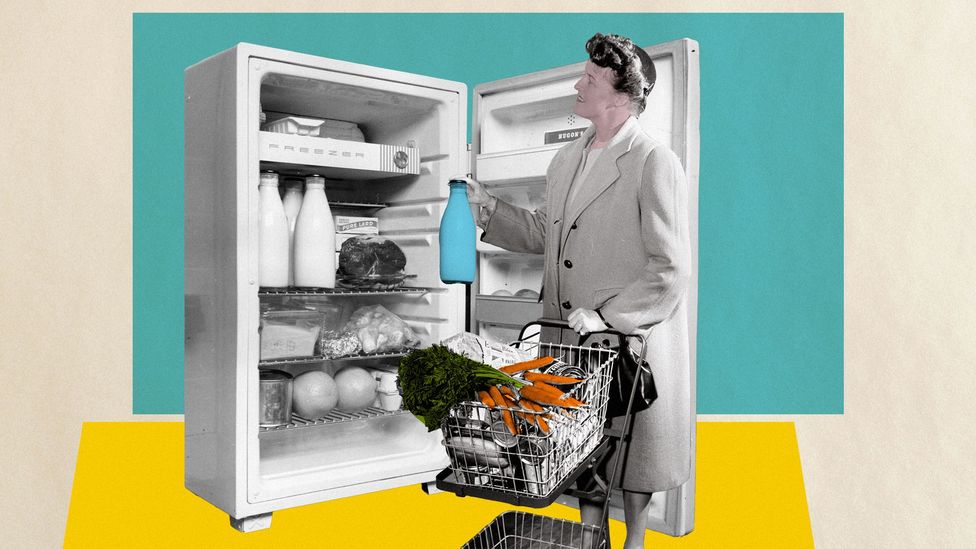 Rather than going to the shops for every meal, using up the produce still in your fridge is a good way to cut down on waste (Credit: Getty Images/Javier Hirschfeld)