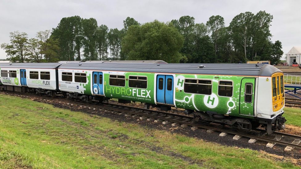 The hydrogen-powered train Hydroflex is soon to have its first outing on the UK mainline track (Credit: University of Birmingham)