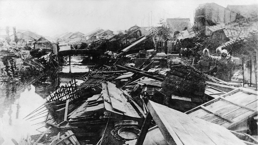 Entire districts were completely destroyed during the Great Kanto Earthquake (credit: Ullstein Bild/Getty Images) Entire districts were completely destroyed during the Great Kanto Earthquake (credit: Ullstein Bild/Getty Images)