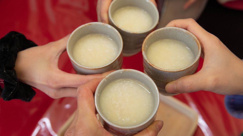 Amazake is a non-alcoholic, lightly fermented rice drink (Credit: Kumikomini/Getty Images)