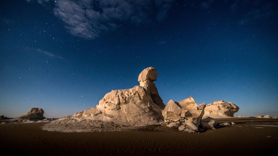 Many consider the full moon the best time to see Egypt's White Desert