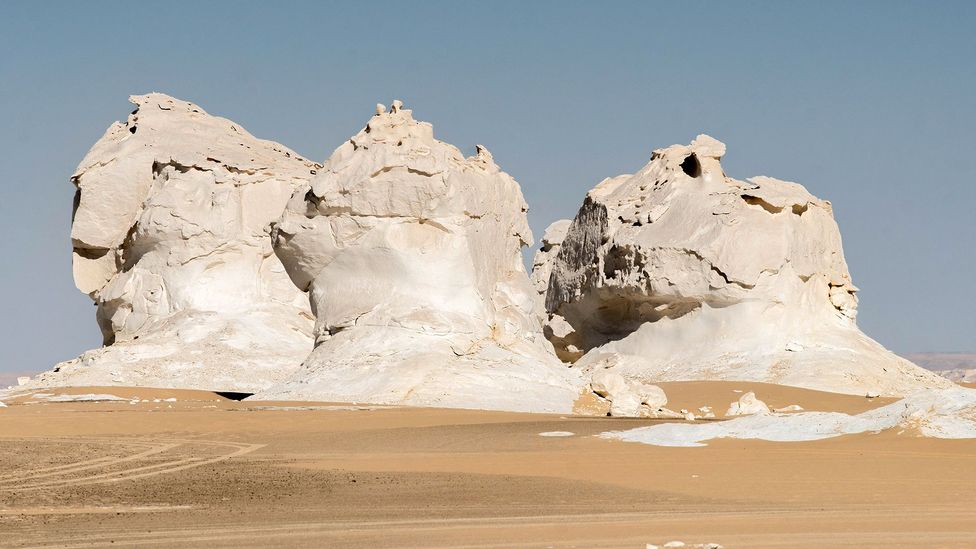 Walking around the White Desert feels like visiting an art museum