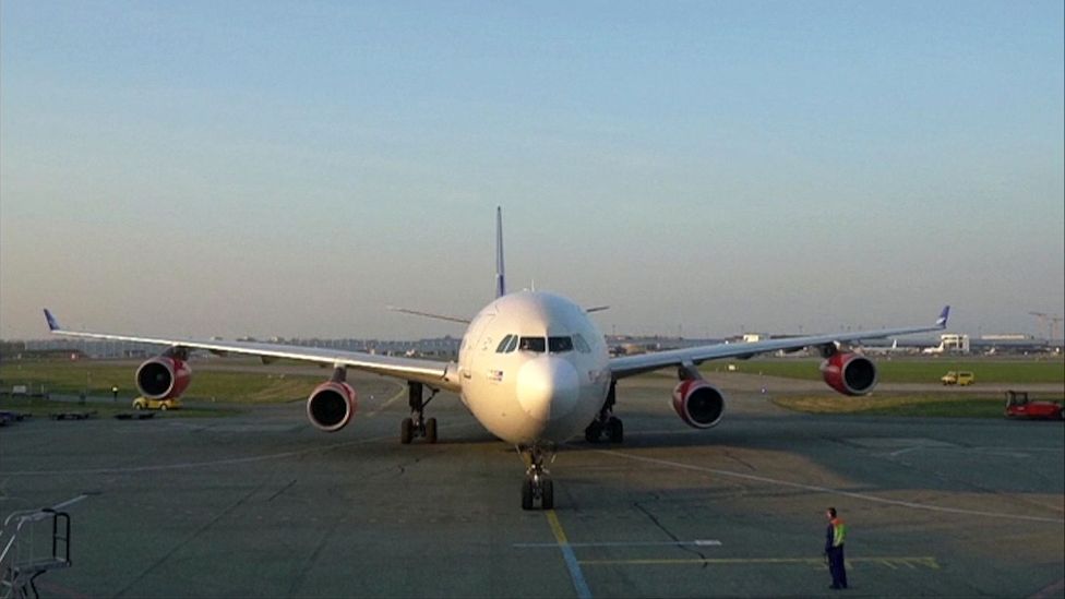 Up to 90% of flights on most airlines have been grounded during the coronavirus crisis (Credit: BBC's The Travel Show) Up to 90% of flights on most airlines have been grounded during the coronavirus crisis (Credit: BBC's The Travel Show)