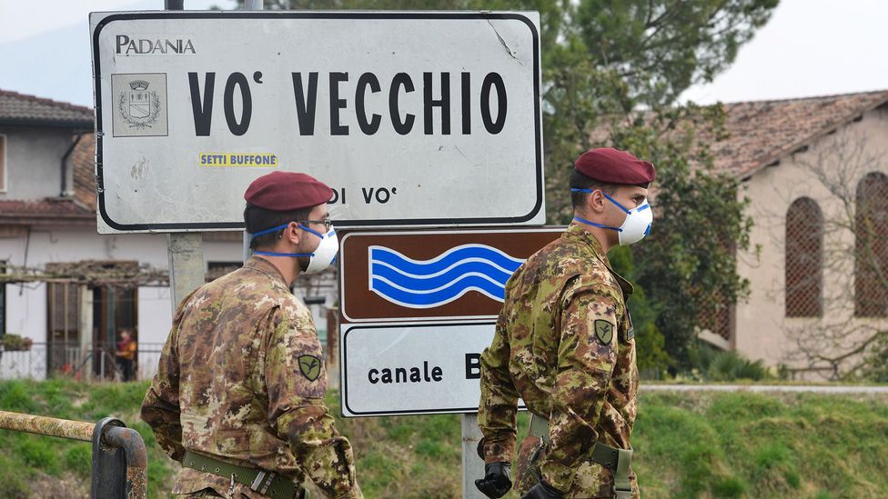 When the first Covid-19 case in Vò, Italy was confirmed, testing was rolled out to the entire village (Credit: Getty Images)