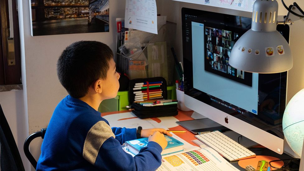A young student attends an online class during the quarantine in Milan, Italy (Credit: Getty Images) A young student attends an online class during the quarantine in Milan, Italy (Credit: Getty Images)