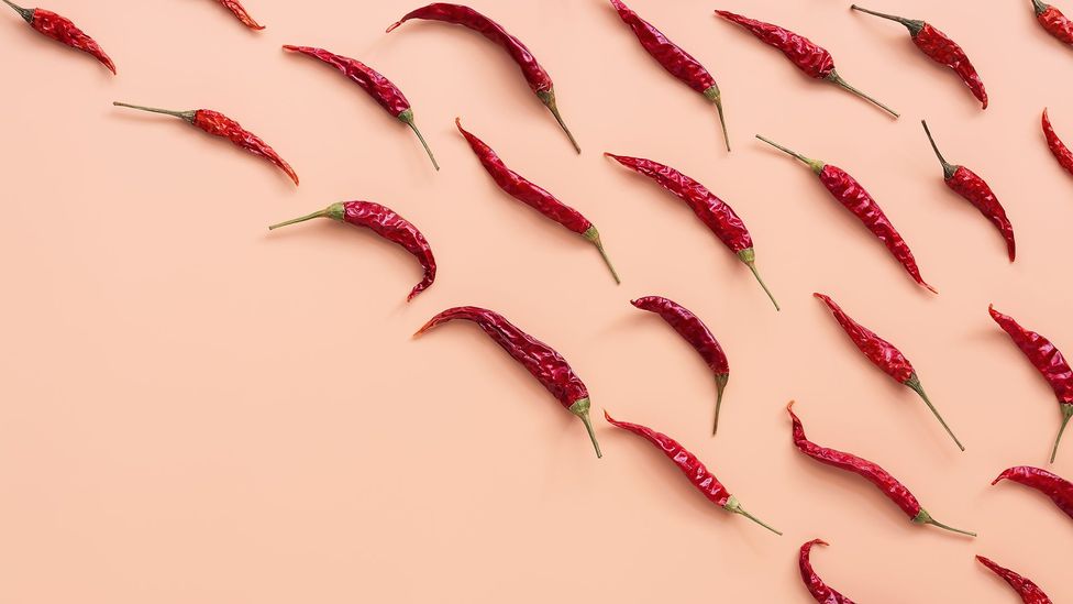 Capsaicin, the main active ingredient in chillies, may improve blood cholesterol levels and inflammation (Credit: Getty Images) Capsaicin, the main active ingredient in chillies, may improve blood cholesterol levels and inflammation (Credit: Getty Images)