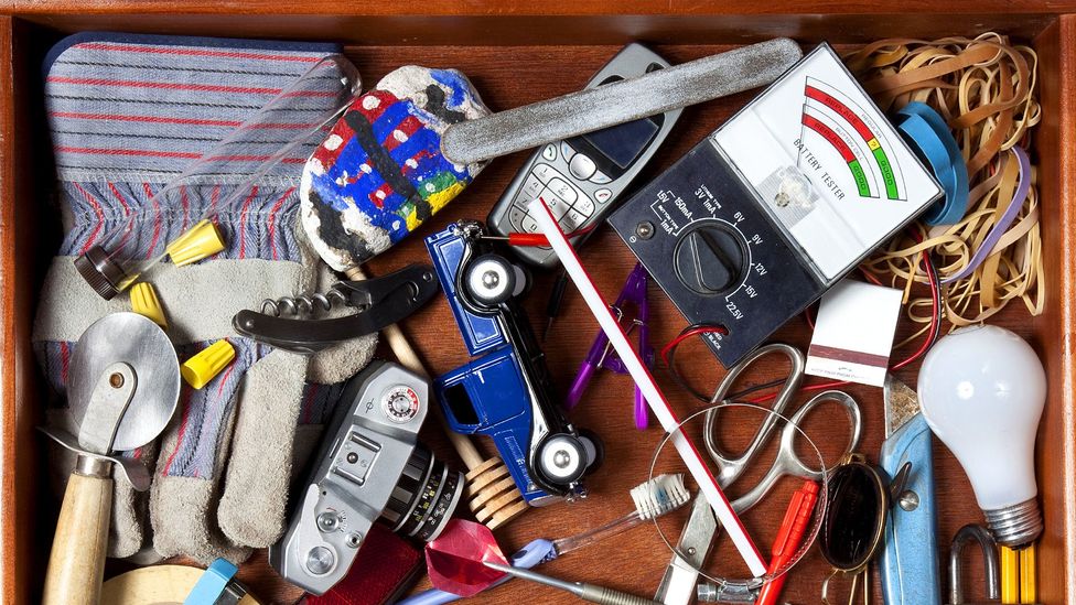 Buried amongst the junk in our household drawers are devices that contain valuable metals and minerals (Credit: Getty Images)