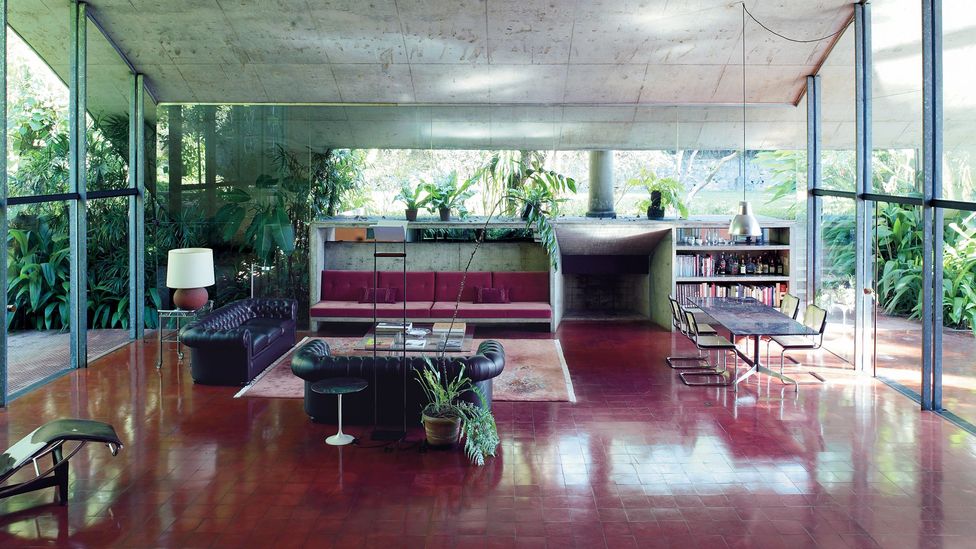 A São Paulo home designed by Marcos Acayaba in 1975 is among those featured in Dominic Bradbury’s book The Iconic Interior