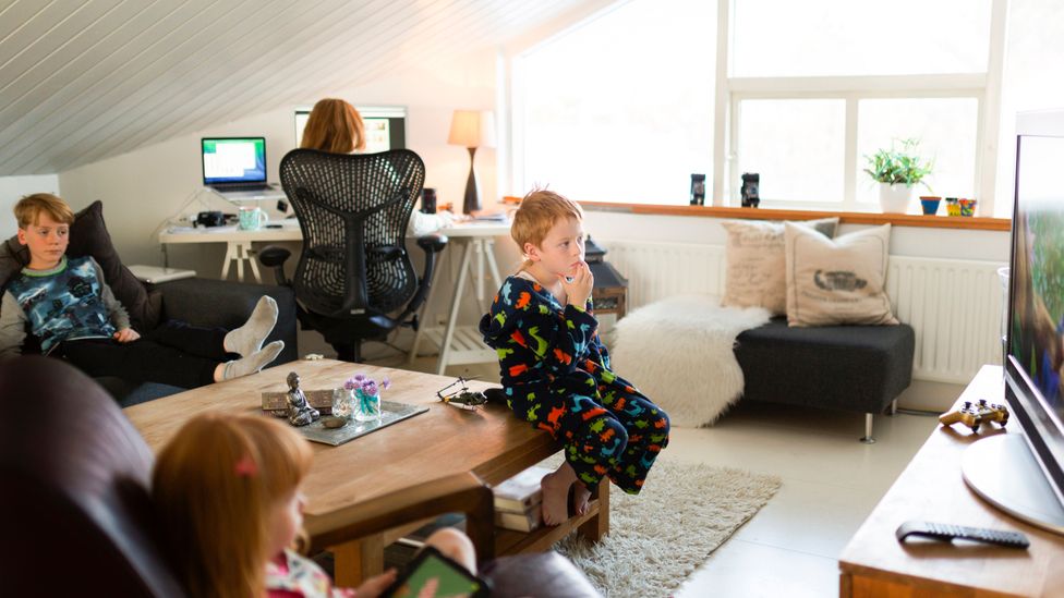 Many of you suggested ways to keep your children busy, including chores, games and taking shifts with your spouse (Credit: Getty Images) Many of you suggested ways to keep your children busy, including chores, games and taking shifts with your spouse (Credit: Getty Images)