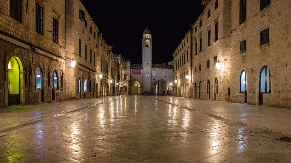 The streets of Dubrovnik are empty during the Covid-19 self-quarantine (Credit: Ivan Vuković Vuka)