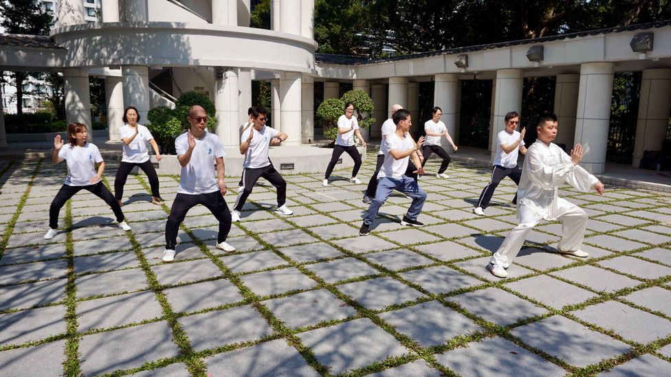 Hong Kong Park has a dedicated tai chi garden for practicing the centuries-old martial art (Credit: Matthew Keegan)