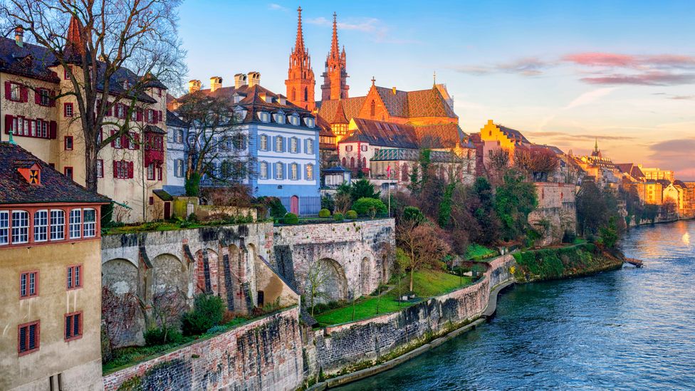 Basel is located on a particularly pastoral bend of the Rhine, with views to France’s Vosges Mountains and Germany’s Black Forest (Credit: Xantana/Getty Images)