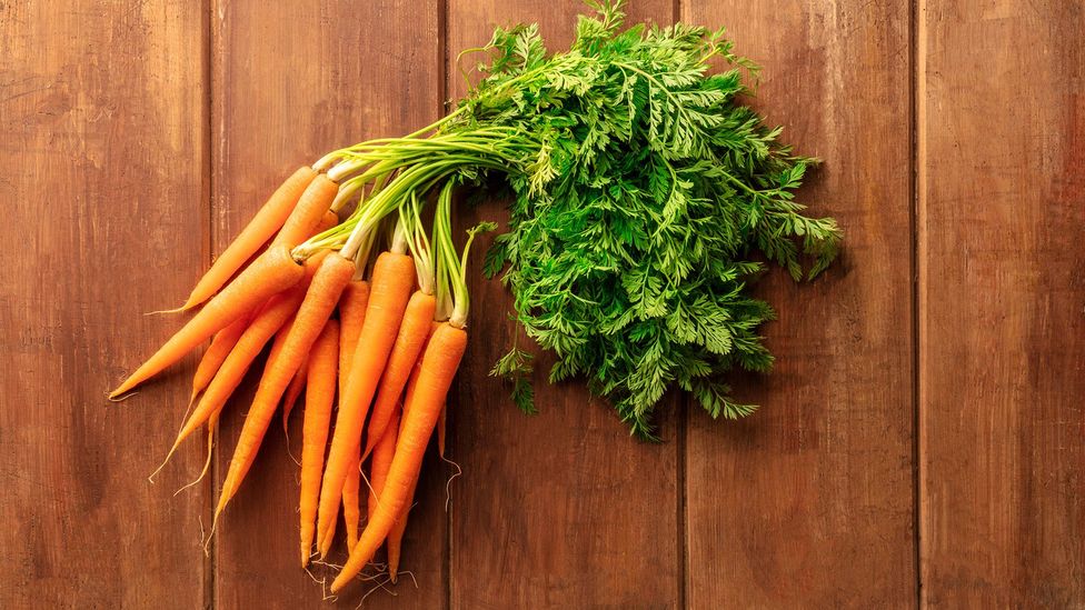 Carrots lose 27% of their vitamin C when stored at room temperature – but that’s much better than other kinds of produce (Credit: Getty Images)