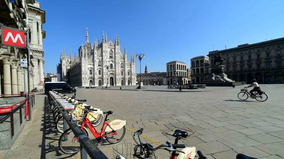 Milan has announced a plan to encourage low-emission methods of transport when coronavirus lockdown lifts (Credit: Getty Images)
