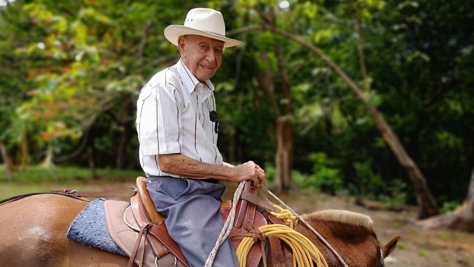 José Bonafacio Villegas retired at 95 – 30 years after the standard retirement age in Costa Rica (Credit: Jorge Vindas)