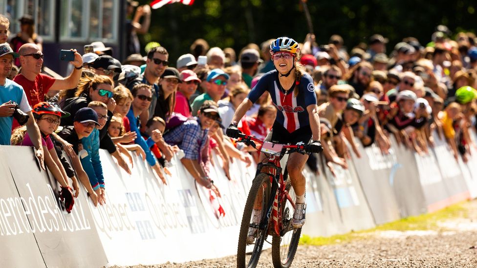 For mountain biker Kate Courtney, a yearlong postponement means having to maintain optimal fitness for far longer than she had planned (Credit: Getty Images)