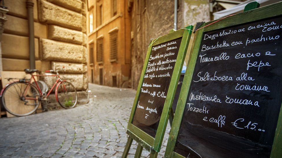 Cacio e pepe is considered a classic Roman pasta dish (Credit: piola666/Getty Images) Cacio e pepe is considered a classic Roman pasta dish (Credit: piola666/Getty Images)