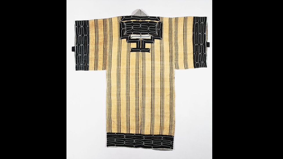 Traditional Ainu clothing was made with animal or fish skin, or woven with tree bark or nettle fibres (Credit: DeAgostini/Getty Images)