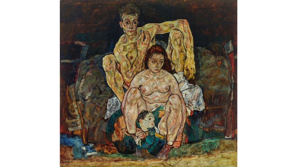 Egon Schiele's The Family, 1918, is full of anguish (Credit: Fine Art Images/ Heritage Images via Getty Images)