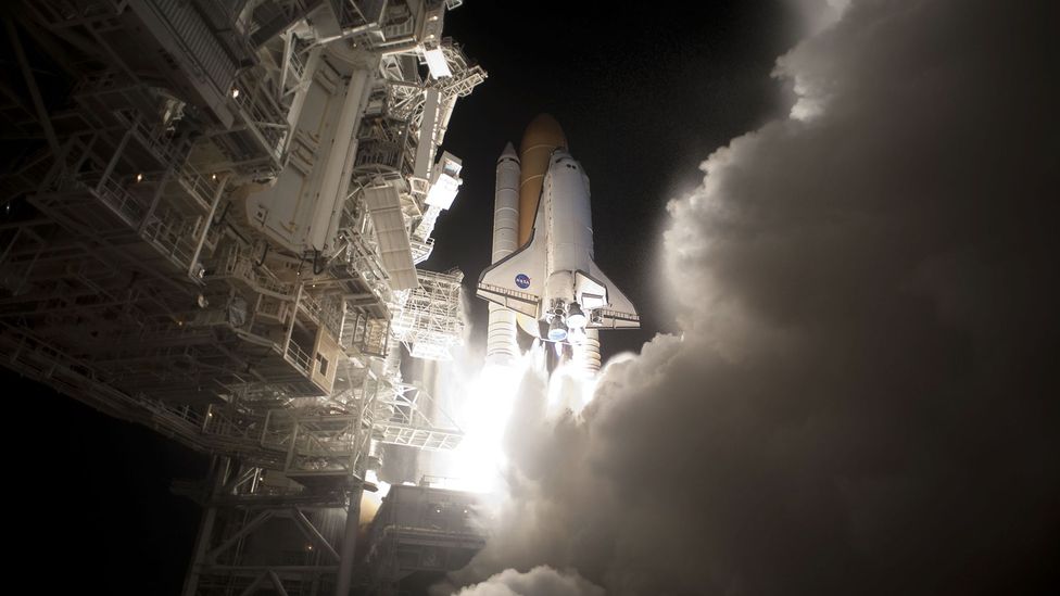 Space Shuttle launching (Credit: Nasa)