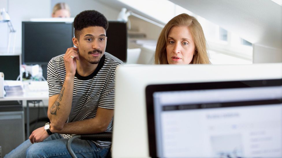 If you value chance meetings as a way to collaborate in person, you might have to schedule time for that online, as counter-intuitive as that seems (Credit: Alamy) If you value chance meetings as a way to collaborate in person, you might have to schedule time for that online, as counter-intuitive as that seems (Credit: Alamy)