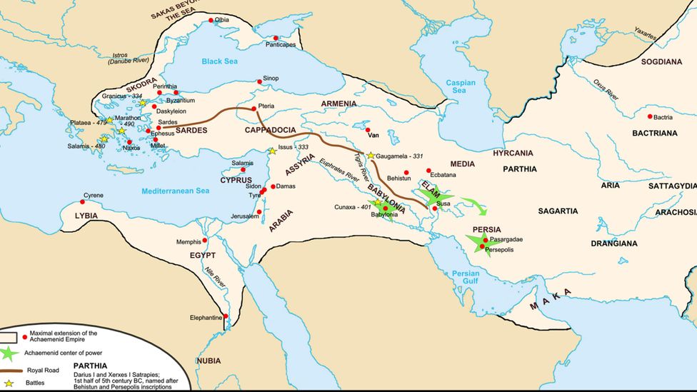 The Persian Royal Road was an ancient highway built to facilitate rapid communication throughout the Achaemenid Empire (Credit: CPA Media Pte Ltd/Alamy)