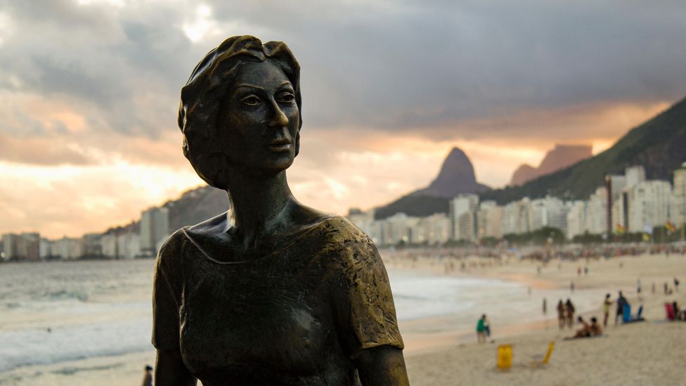 The statue of Clarice Lispector by the beach in Rio is a tribute to the Brazilian author's achievements (Credit: Alamy)