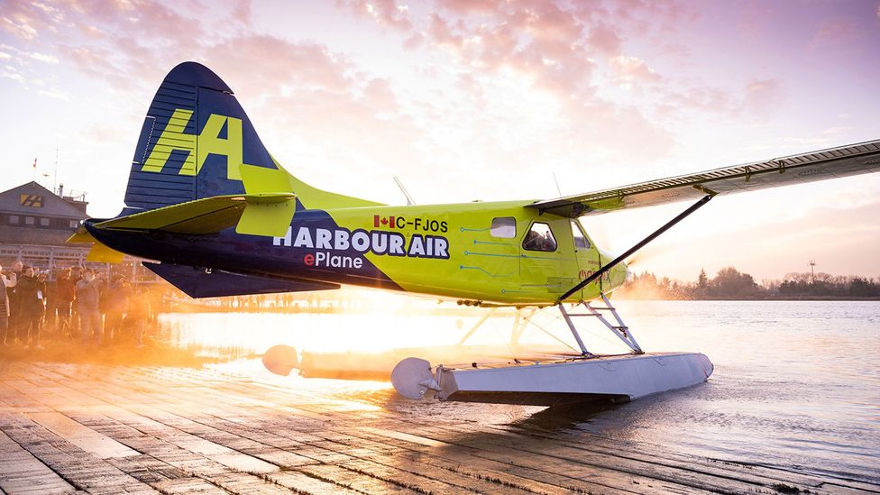 The world's first fully electric commercial seaplane took flight in December 2019 (Credit: MagniX)